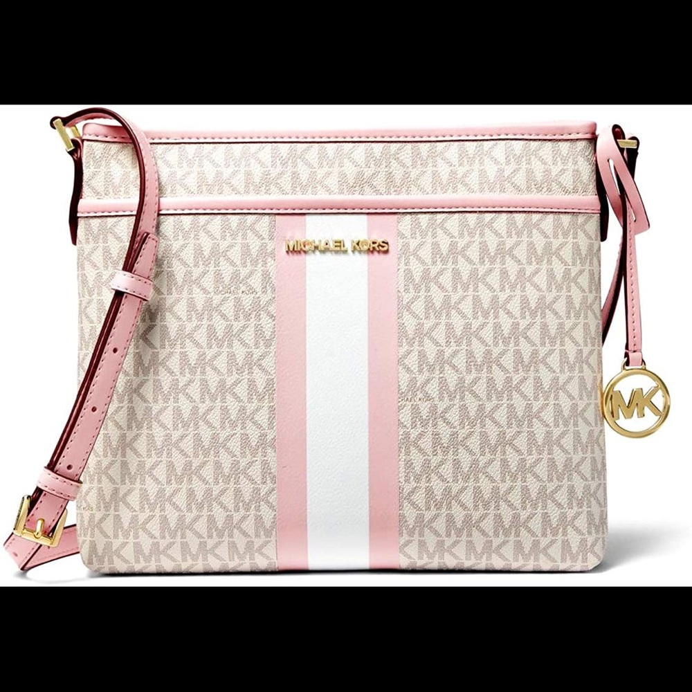 Bedford Small Logo Stripe Crossbody Bag